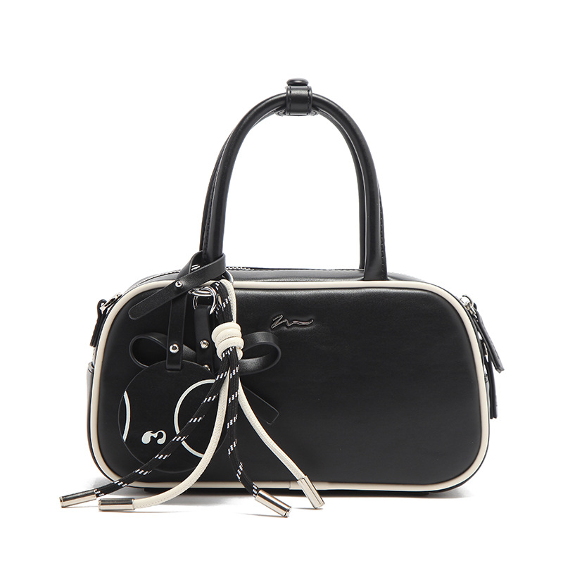 Fashionable Women's Bowling Pillow Shoulder Bag For Daily Commuting_voghion.com