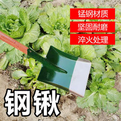 批發錳鋼鐵鍬農用鋼鍬鐵杴家用加厚鐵鏟子挖土木把大煤鏟子尖平頭