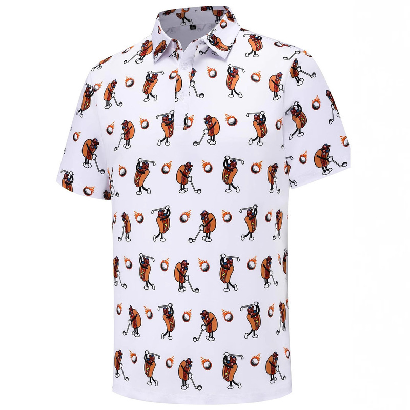 Cross-Border European and American Summer Style Southeast Asian Size Cartoon Floral 3D Digital Print Men's Short-Sleeve Polo Shirt Wholesale from Manufacturer Cross-Border European and American Summer Style Southeast Asian Size Cartoon Floral 3D Digital Print Men's Short-Sleeve Polo Shirt Wholesale from Manufacturer
