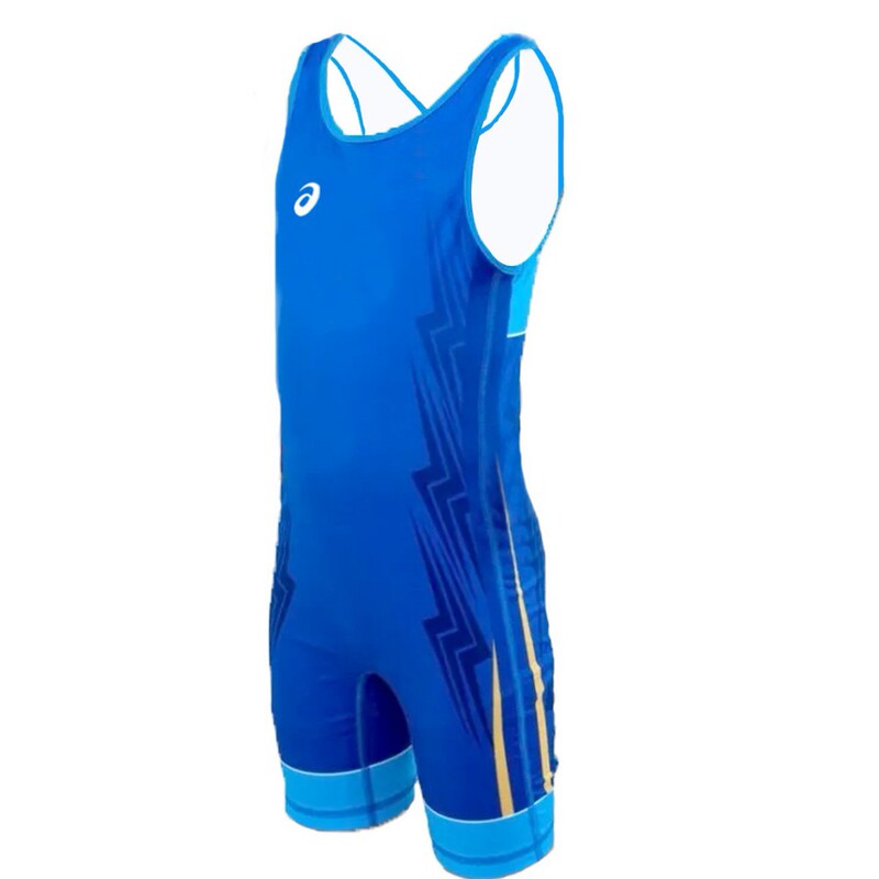 Thermal Transfer One-Piece Wrestling Suit for Boys and Adults Printed Fitness Wrestling Suit International Competition Weightlifting Suit