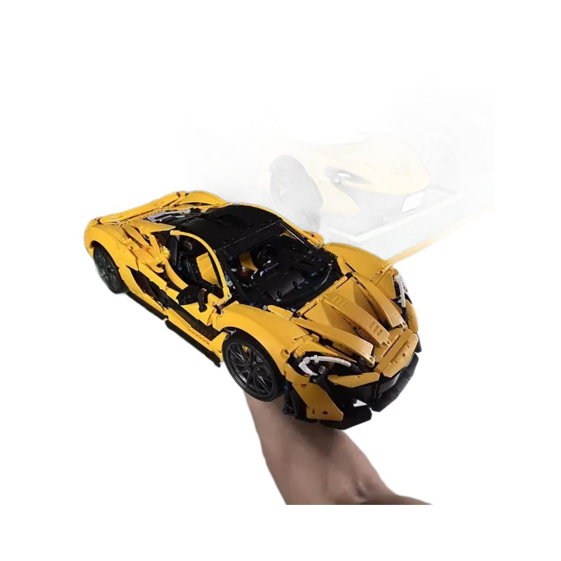MCLAREN P1 슈퍼 럭셔리카 로고 보이즈 조립 빌딩 블록 기계 그룹 42172 원격 제어 난이도 조립 된 빌딩 블록 장난감