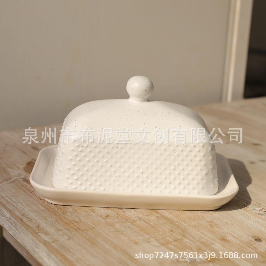 Export creative European-style simple ceramic butter dish…