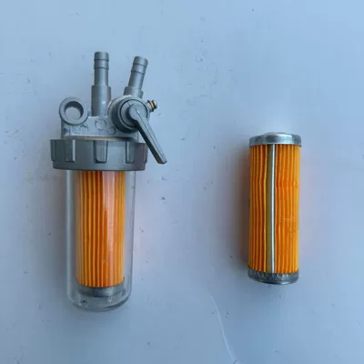 Single-Cylinder Diesel Engine Diesel: Diesel filter - shshuhe-185-195-type-diesel-filter-double-hole-upward-transparent-flat-bottom-shell-small-hole-filter-element