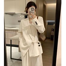 小西装外套女士春秋季新款网红同款炸街休闲小个子名媛西服套装潮