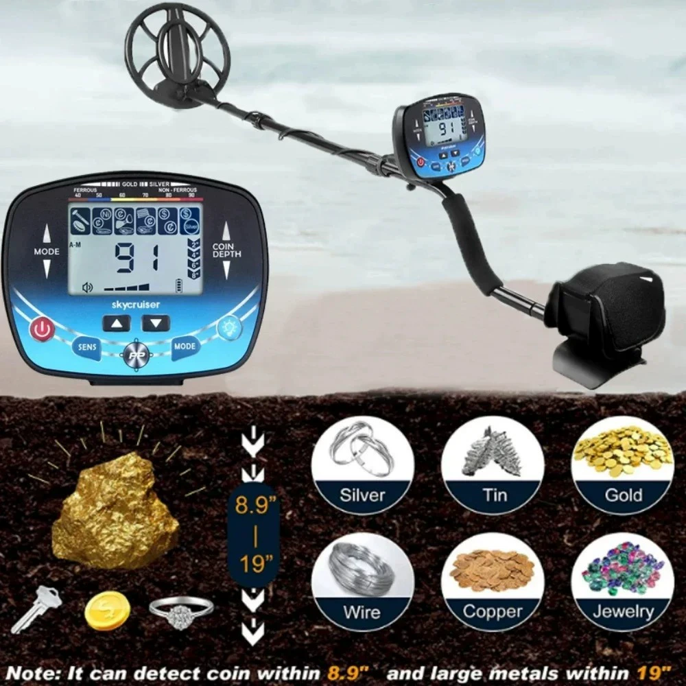 Прямые поставки с завода: популярный на Amazon MD910B подземный металлоискатель с ЖК-дисплеем и цифровым отображением.