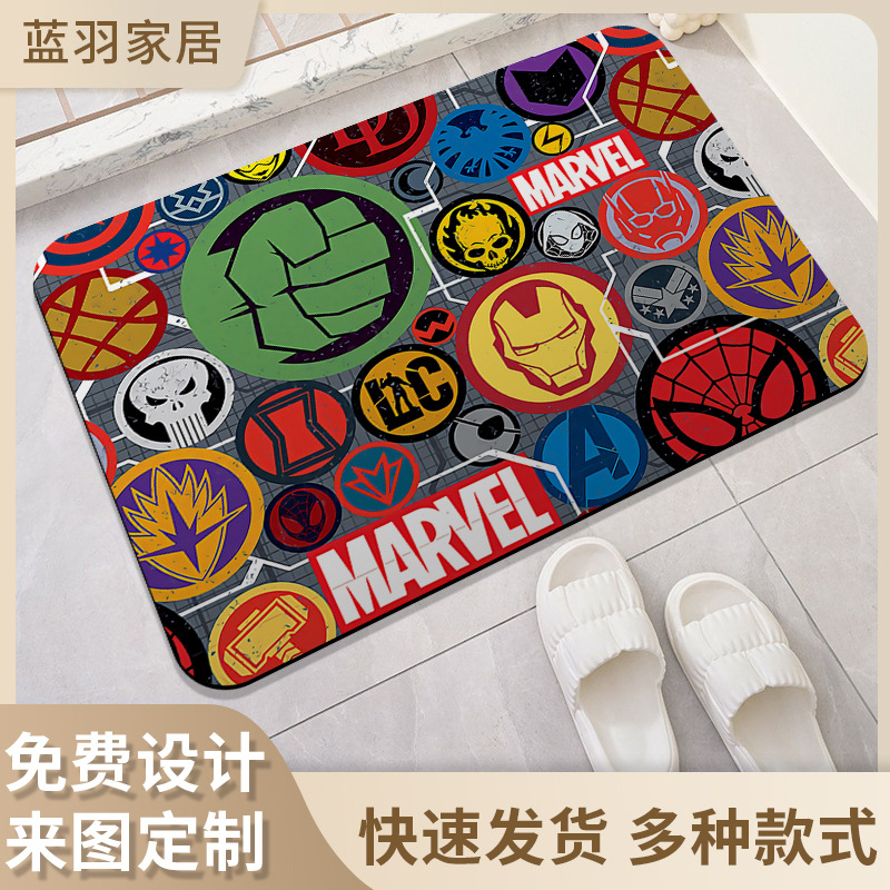 Juego de dibujos animados transfronterizo alfombra de videojuegos alfombra de dormitorio sala de juegos creativa e-sports alfombra de piso