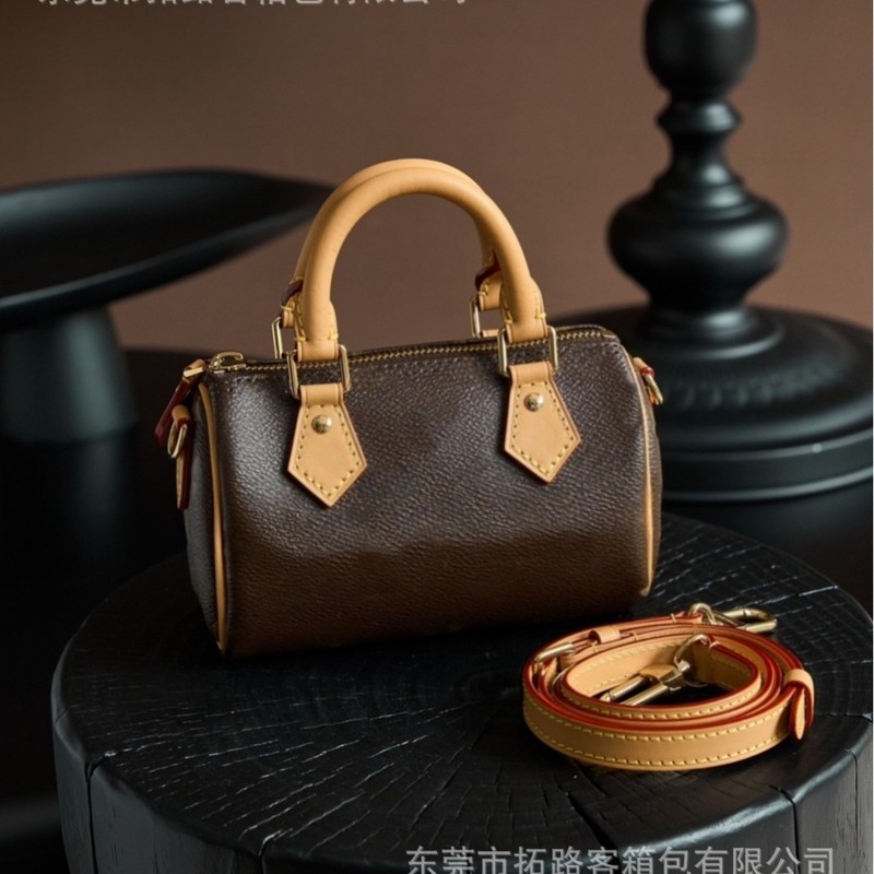M&LV驴家跨境高版本老花nano迷你枕头16女士手提单肩包大牌包包|undefined