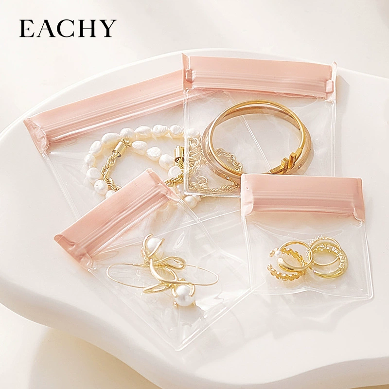 Ювелирные изделия Уплотнительная сумка Ювелирная коробка для хранения ювелирных изделий Серьги-гвоздь Кольцо Ожерелье для хранения Антиокислительные сумки для путешествий