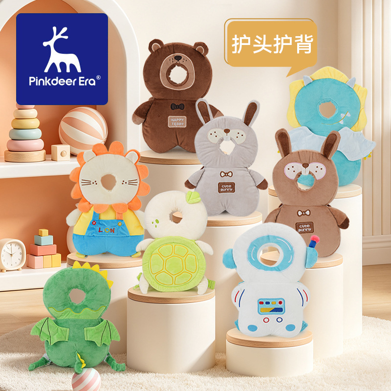 Cross-border Hot Selling Baby Anti-fall Headrest Infant Anti-collision Head Protection Back Pillow Children Learning to Walk Anti-fall Cap