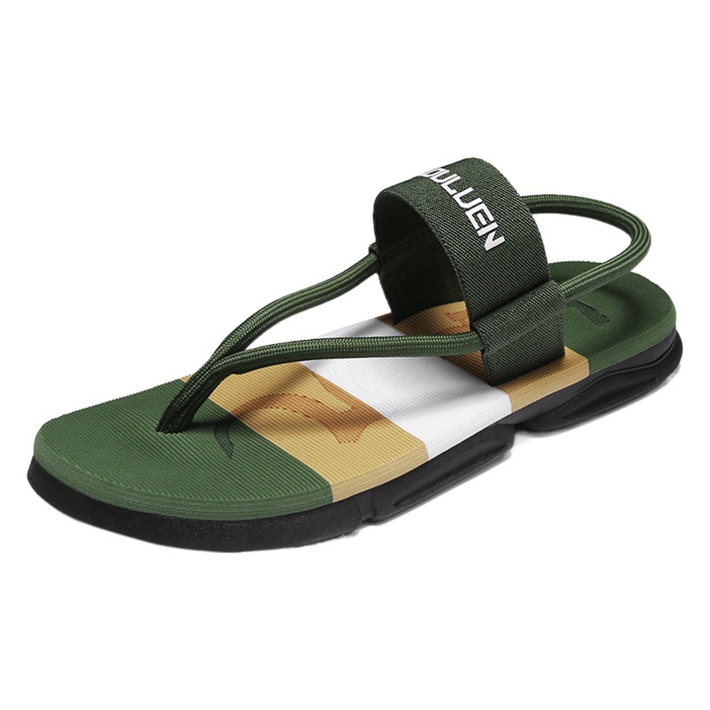 Lu Lu'an verano nuevas sandalias de los hombres de doble uso al aire libre zapatos casuales de la playa de los hombres zapatillas de comercio exterior de los hombres plataforma antideslizante