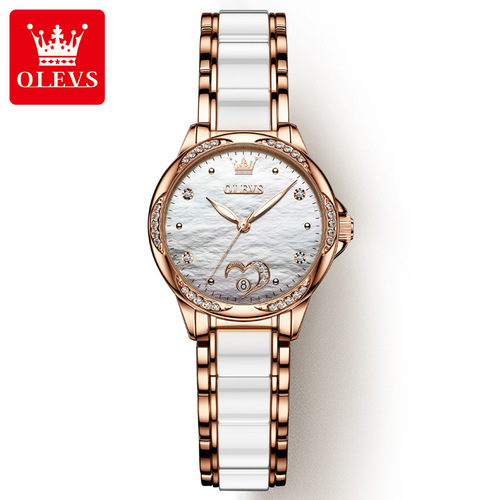 One piece drop shipping Oris brand watch live broadcast hot selling watch waterproof luminous women's watch women's watch