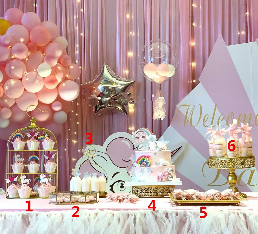Estilo europeo té de la tarde Merienda stand creativo boda postre Mesa decoración postre pastelería pastel soporte de comida fría soporte de exhibición