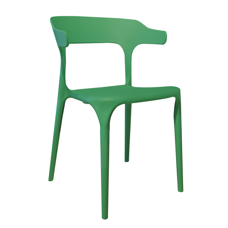 Muebles nórdicos PP moldeo por inyección de plástico sillas de comedor apilables sillas de plástico