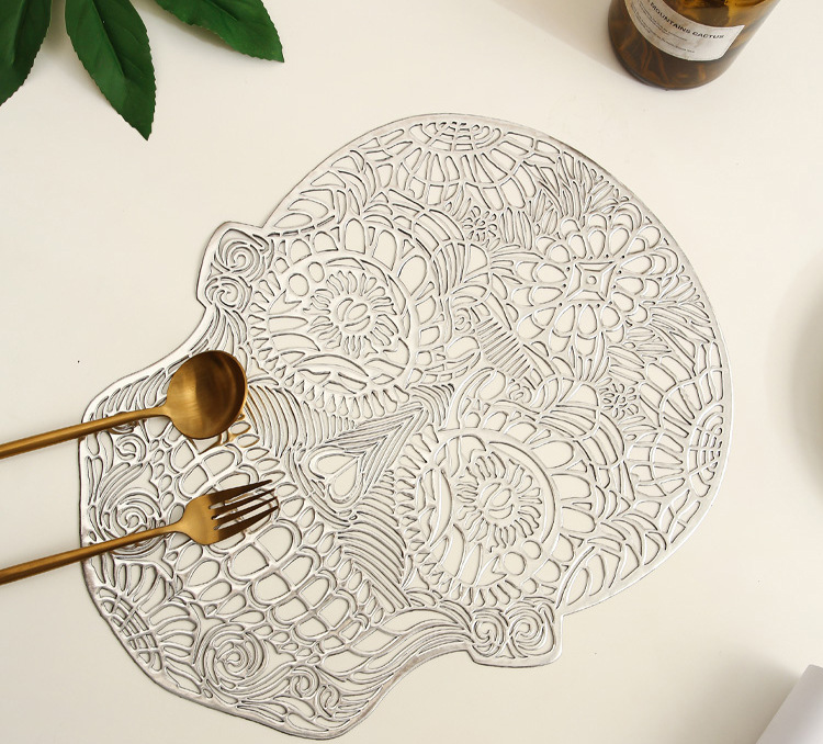240g Weight Placemat Kitchen and drinking utensils Home Occasion Plastic Material Solid Color Pattern Fashion Style Fashion Solid Color Plastic Placemat 5