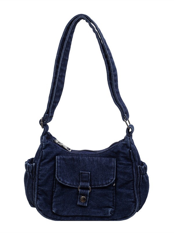 Bolso de denim de gran capacidad para mujeres 2026 nueva tendencia transfronteriza de hombro mochila de mujer viaje ocio bolsa de mano image 6