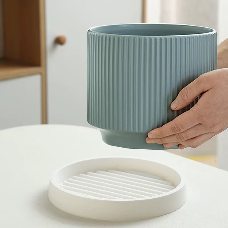 # Bandeja de maceta bandeja de flores de plástico almohadilla de chasis gruesa bandeja de recepción de agua fondo de almohadilla de maceta suculento fondo redondo fondo de maceta