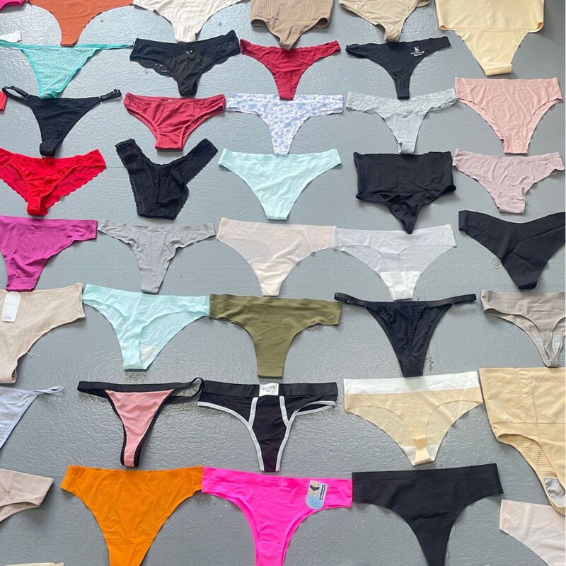 Sexy Thong Bikini Panties Brand Assorted Women's Plus Size Mixed Style Ladies' Briefs Ice Silk Seamless