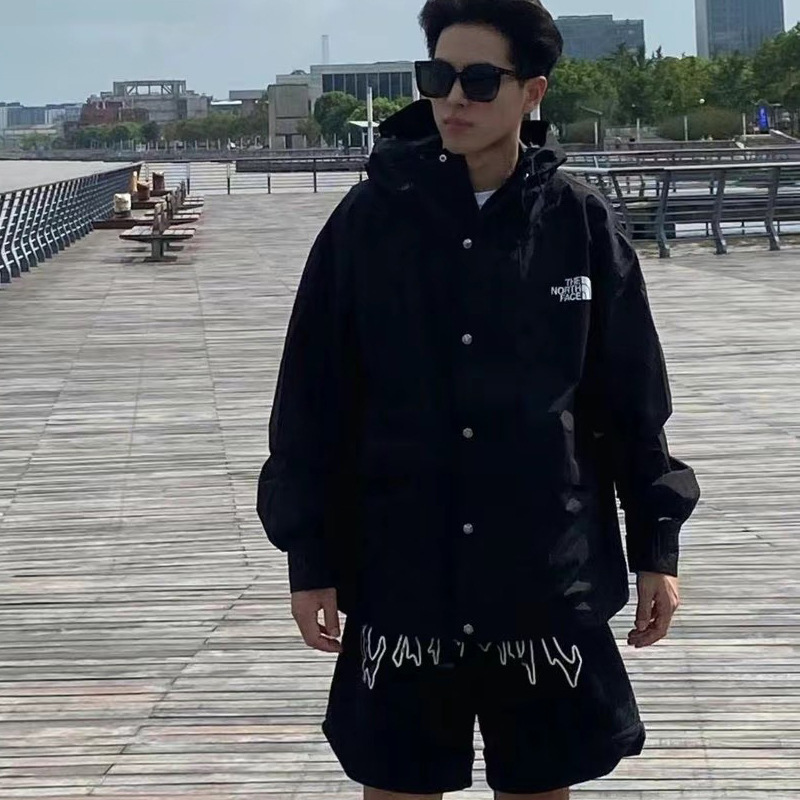 New North Face Jacket North Home Outdoor Mountaineering Waterproof Breathable Single Layer Jacket Cycling Windproof Jacket Two-Piece Set