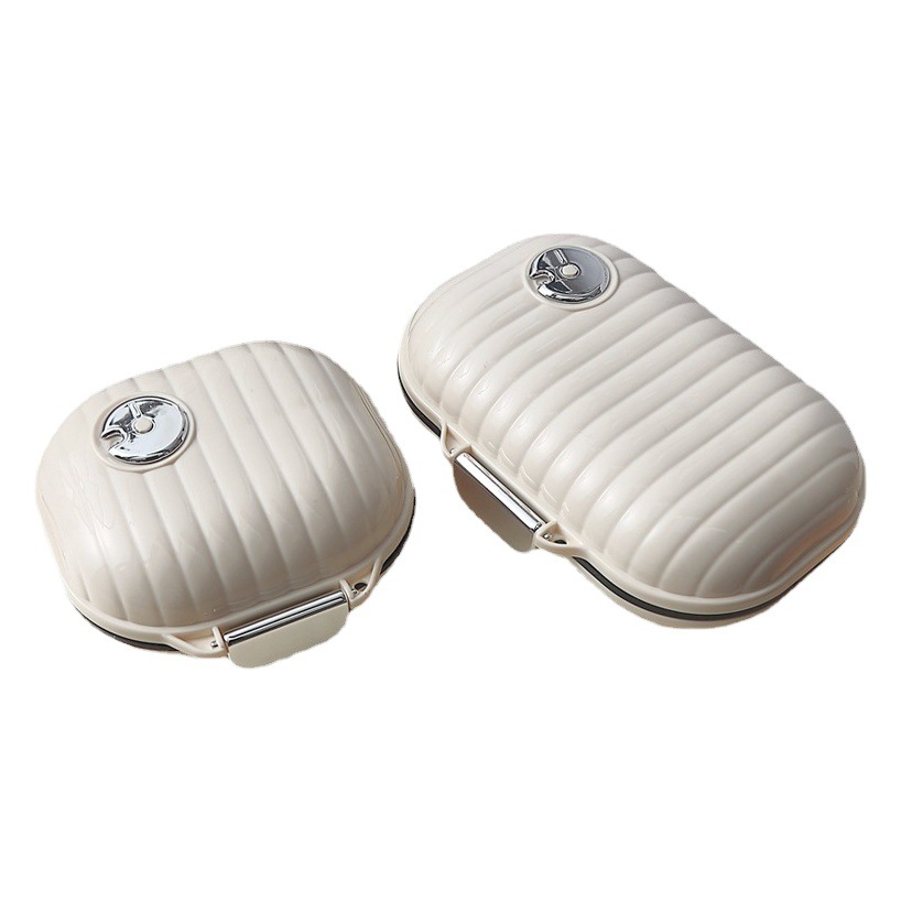 Caja de joyería caja de la píldora sellada a prueba de humedad sub-Paquete de almacenamiento caja de la medicina soporte de almacenamiento personalizado DIY