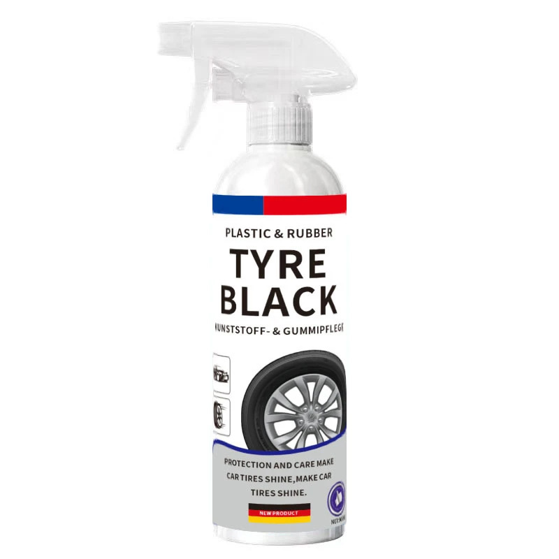 cera de neumáticos de automóviles brillo negro antienvejecimiento limpiador de goma plástica impermeable mantenimiento de neumáticos image 8