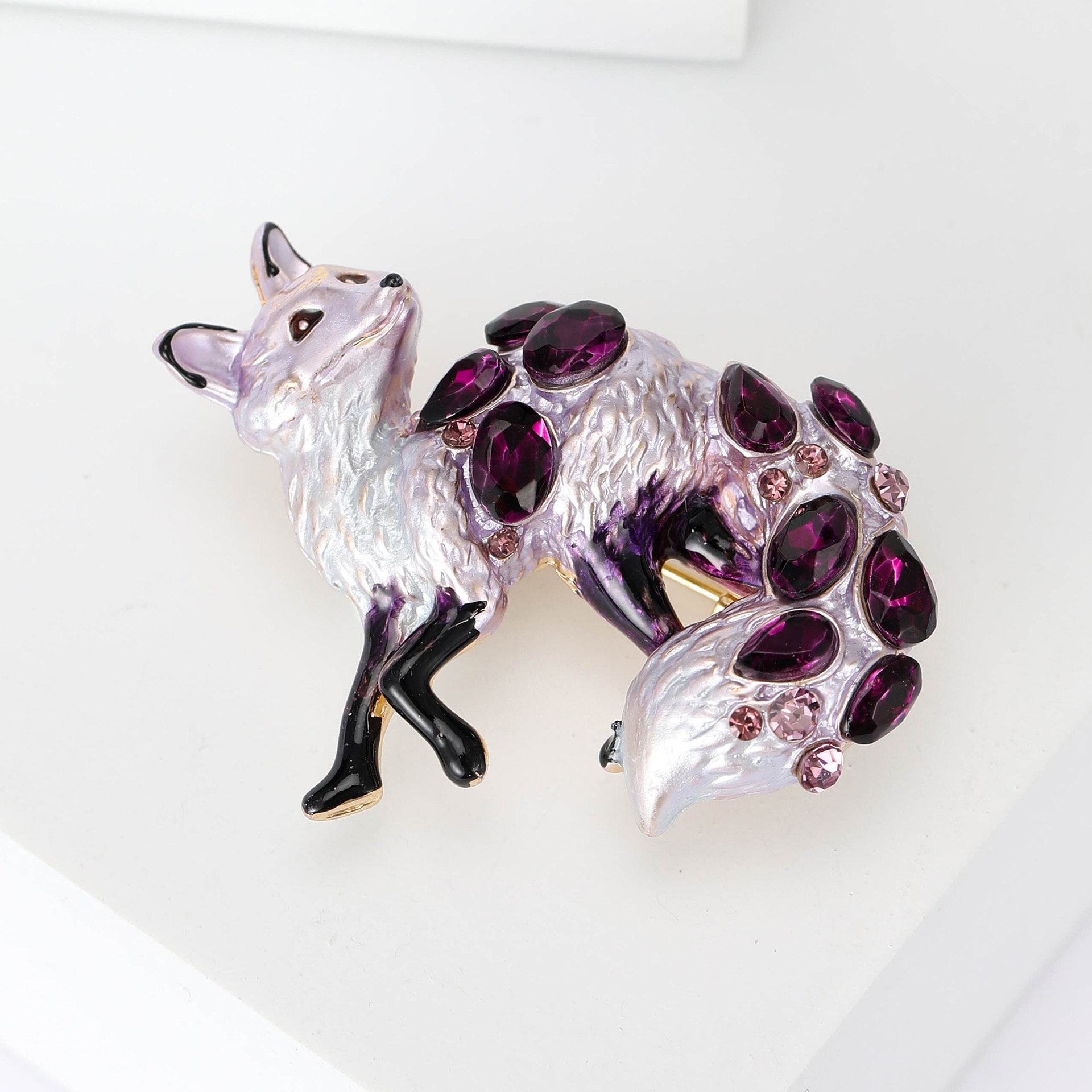 15g Weight Brooches Classification Holiday, Banquet Occasion Alloy Material Fox Pattern Women's Gender Casual, Elegant, Lady Style Casual Elegant Lady Pin Fox Alloy Women's Brooches 8