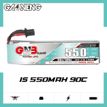 GNB高能550mAh 1S 3.7V 90C A30插头室内穿越机小四轴FPV锂电池