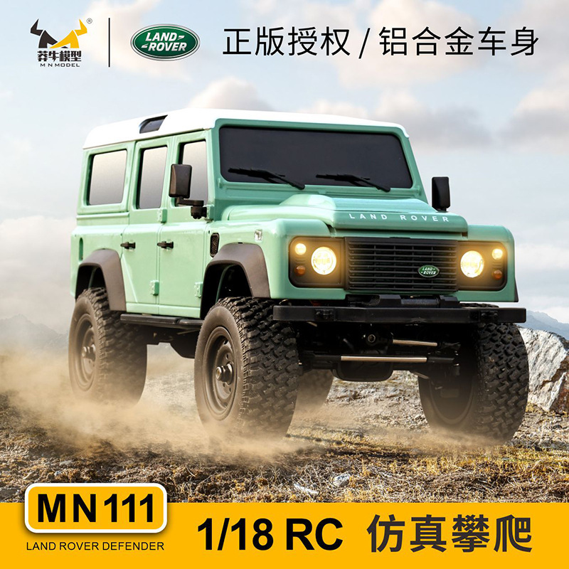 Mangniu Mn111 Cross-Border New Product Four-Wheel Drive Climbing Kit Artificial Model Off-Road Rc Remote Control Car Modified Land Rover Defender