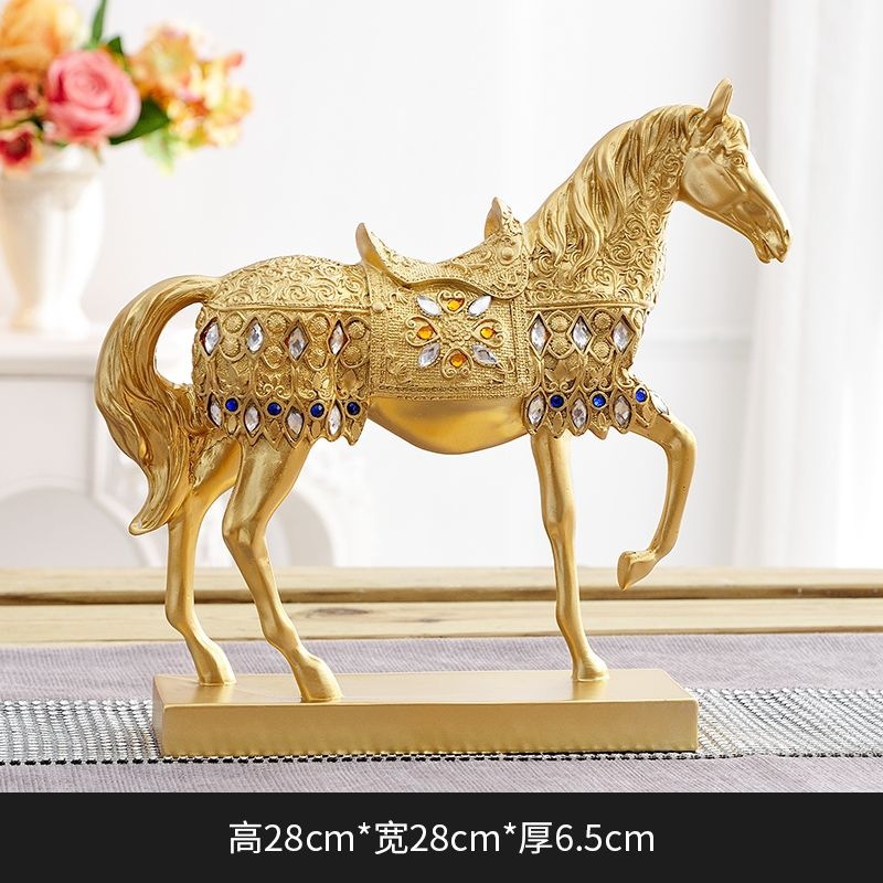 Adorno de Caballo para Escritorio de Resina para Navidad image 10