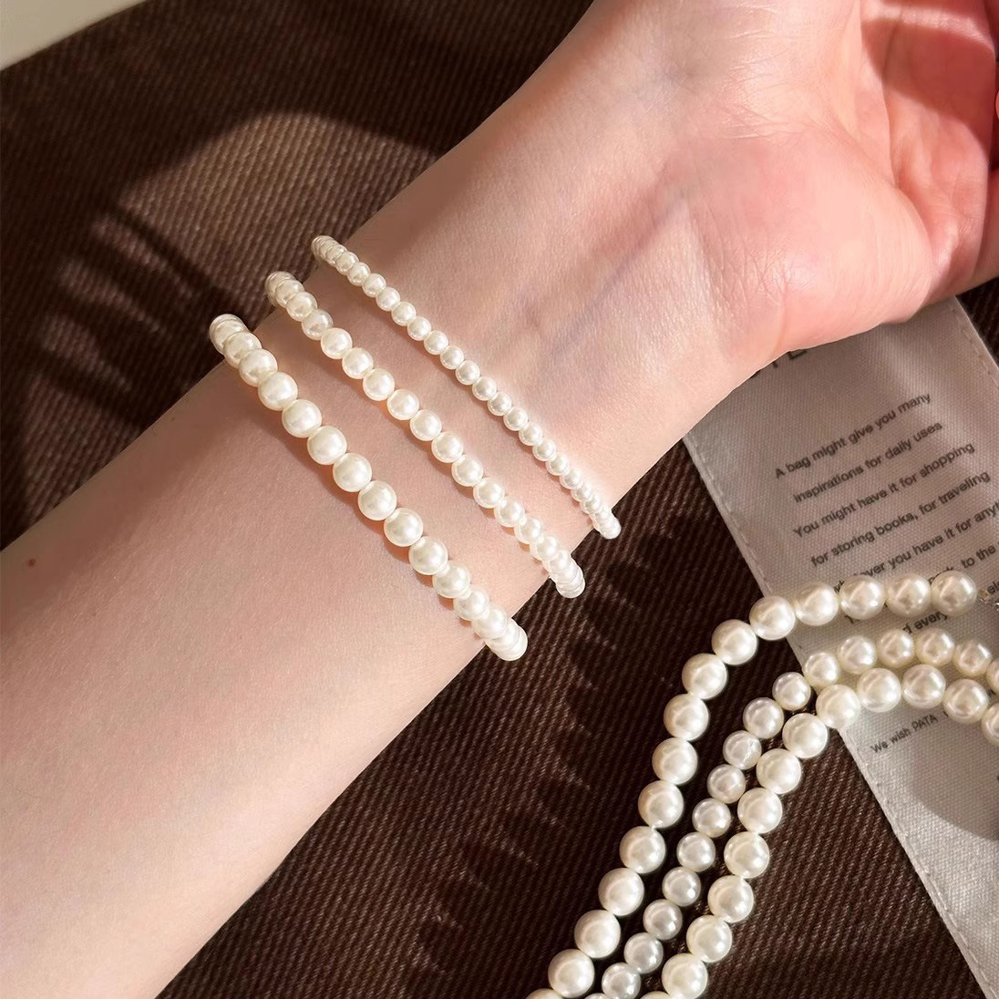 3g Weight Bracelets Classification 925 sterling silver Chain Material Beaded Chain Chain Type 1 Piece Quantity Daily Occasion 925 Sterling Silver, Imitation Pearl Material Geometric Pattern All Seasons Season Women's Gender Basic Style 1 Piece 925 Sterling Silver Geometric 925 Sterling Silver Beaded Chain Bracelets 2