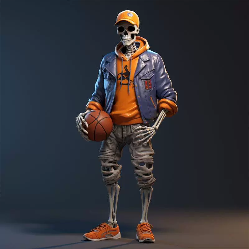 [Крутые скелетные фигурки跨境新品 Хэллоуин skull человека резиновый подвесной талисман]