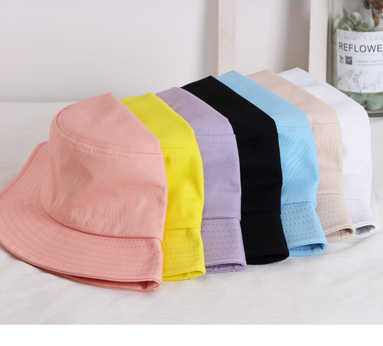 Unisex Cute Smiley Face Embroidery Wide Eaves Bucket Hat display picture 1