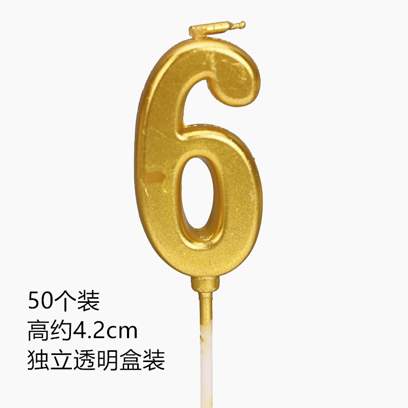 50 velas de cumpleaños digitales de color aniversario de oro caja creativa para niños decoración de pastel velas pequeñas