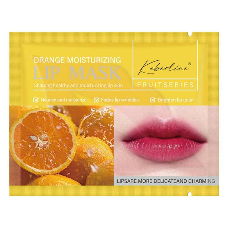 Трансграничная оптовая продажа ухода за губами, успокаивающая и увлажняющая фруктовая маска для губ для удаления омертвевшей кожи, кристаллическая коллагеновая маска для губ