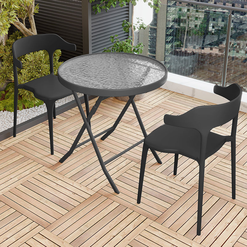 추천 핫모델 : 60cm 물잔물결 접이식 테이블 + 의자 2개