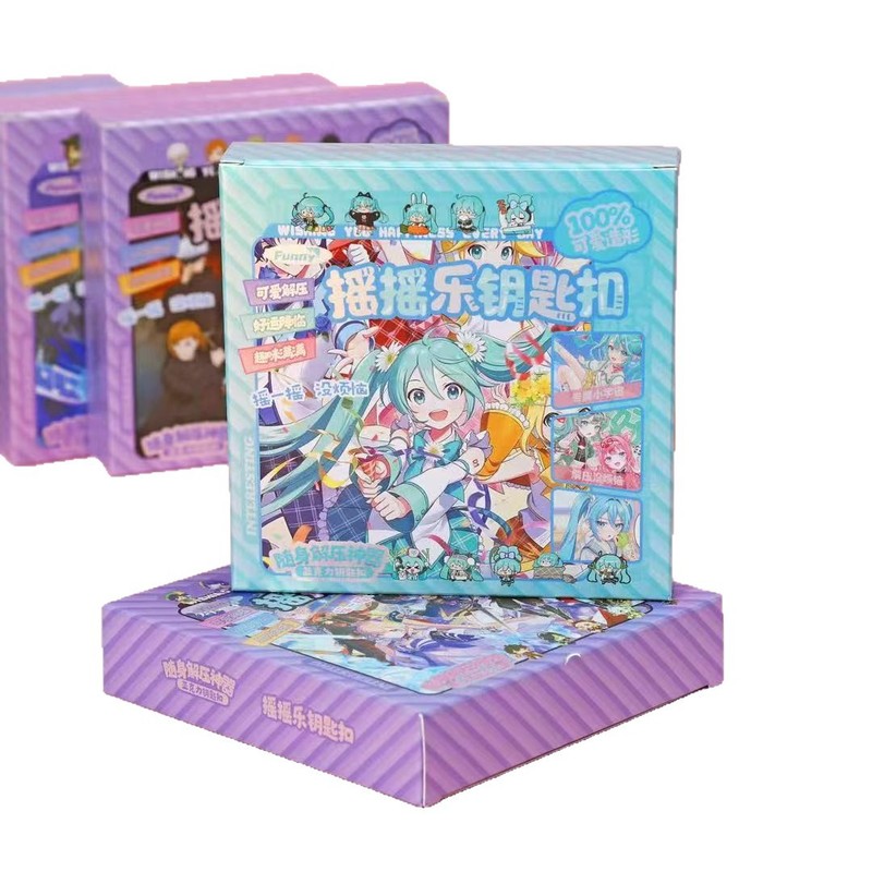 クリエイティブアクリルシェーカー漫画アニメーションキーホルダースクールバッグペンダント高価値ニッチ装飾ギフト|undefined