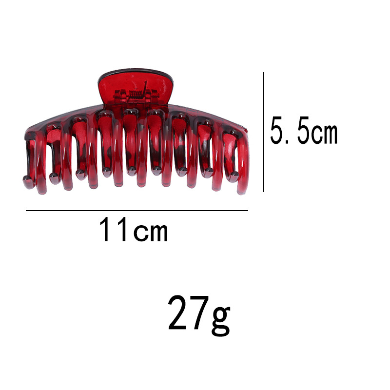 Factory Direct Sales European And American Hot Crystal Hair Accessories Crab Clamp Shark Clip Large Keel Grip Temperament Hair Clip display picture 2
