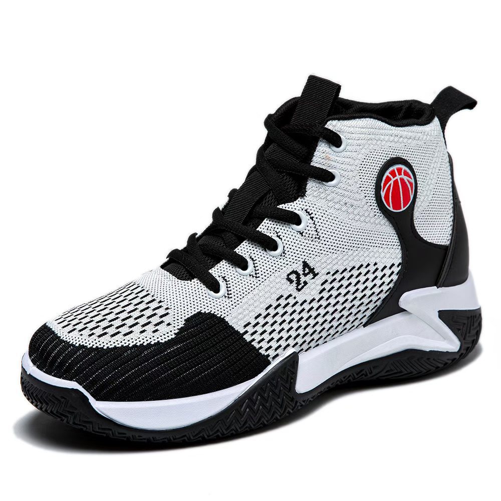 Nuevos zapatos de baloncesto de verano de moda al aire libre zapatos de carrera de suela gruesa rebote de tela de malla zapatos deportivos para niños