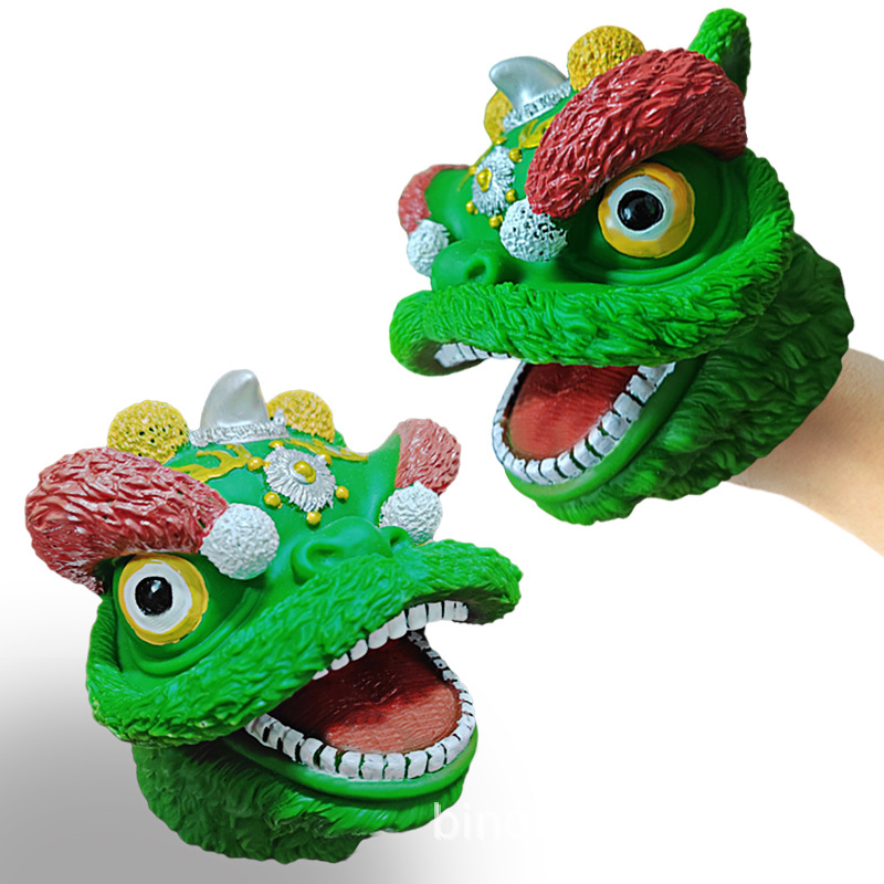 Guantes de títeres de mano de dinosaurio, goma blanda, tiranosaurio, triceratops, simulación de tiburón, modelo animal, puesto, brazo de tiburón, juguete transfronterizo