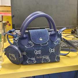 日系HelloKitty大容量托特包女通勤百搭购物收纳包可爱单肩手提包