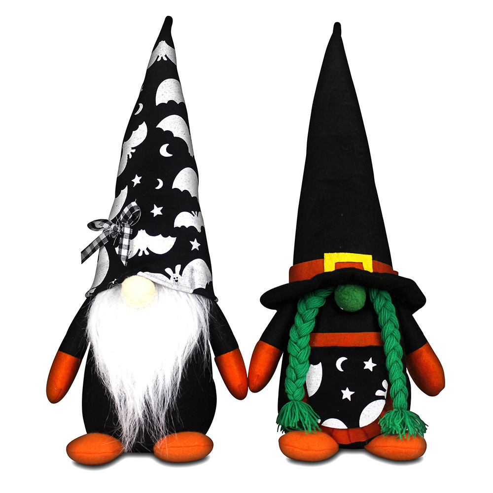 2023 transfronterizo nuevo Halloween muñeca sin rostro fantasma Festival enano muñeca decoraciones casa centro comercial decoración de la ventana