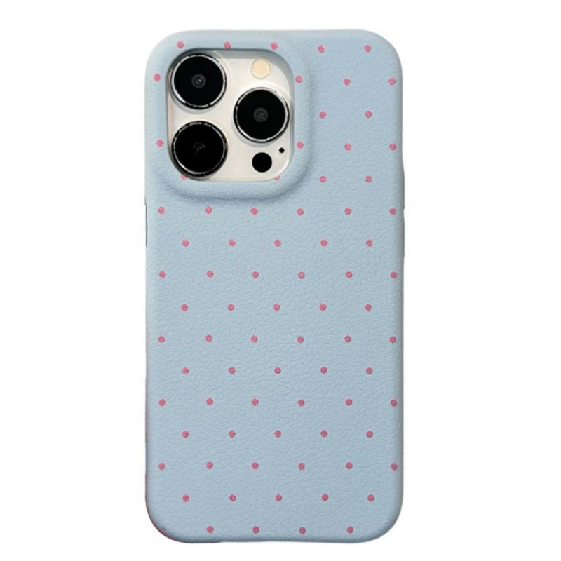 かわいい波点猫はリンゴ14携帯ケースiPhone16純色15promax新13包12女を適用している|undefined