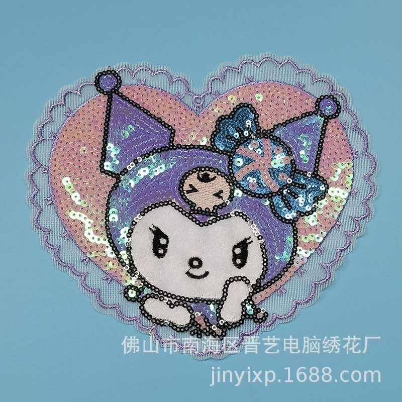 Саниpо мультфильм Югui пёс 쿠로미 Мерте Титу пёс Набор фраг Embroidery файл нашивка нашивка нити вышивки