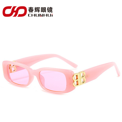 2021欧美新款个性小巧太阳镜 时尚街头潮流墨镜 厂家现货批发