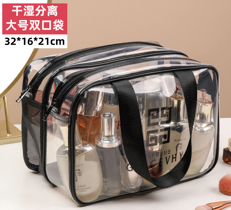 Transparente de doble capa grande