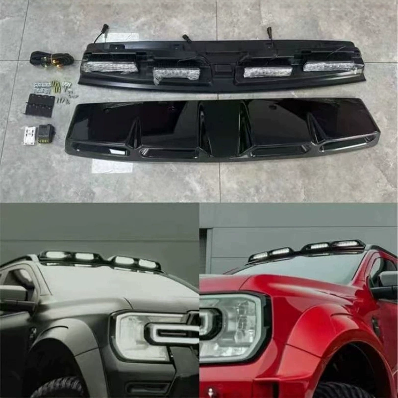 Подходит для Ford RANGER T9, стробоскопический купольный свет, мощная модификация света для внедорожников, четырехглазый купольный свет.