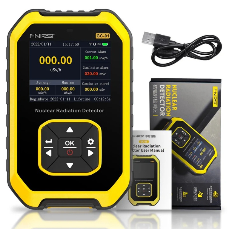 FNIRSI GC01 Nuclear Radiation Detector Nuclear Radiation Detector Geiger Counter