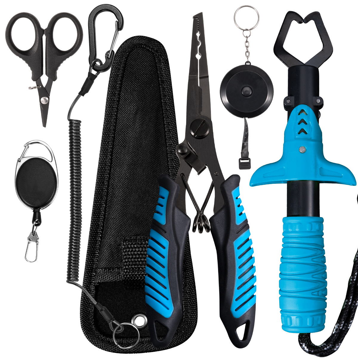 In-Stock Amazon Hot-Selling Fishing Pliers Set, Non-Slip Fishing Pliers, Fish Control Tool Accessories, Fishing Set