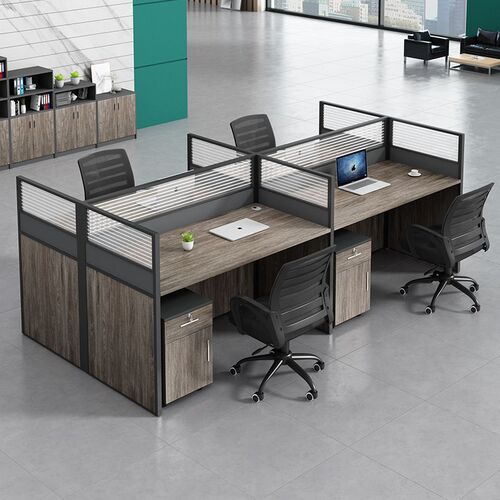 zsr office desk and chair combination workstation desk staff table single 4 people multi-person screen computer desk and chair set card