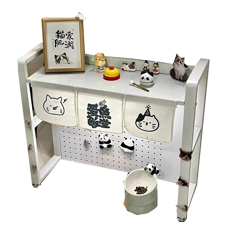 Estante Organizador para Mascotas de Cerámica Multicapa para Suministros de Mascotas image 6