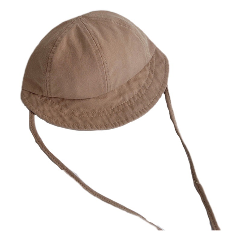 Sombrero de bebé primavera y verano con cordones delgados sombrero para el sol de los niños gorra de béisbol ajustable protección solar masculina y femenina sombrero para el sol